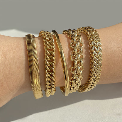Electroplating Stainless Steel Bracelet