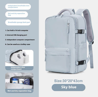 Breathable And Waterproof Large Capacity Travel Backpack