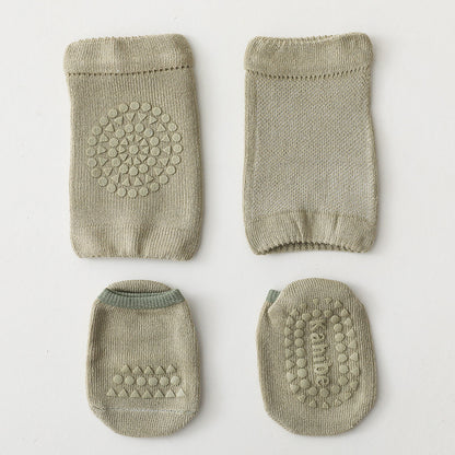 Children's Knee Pad Floor Socks Set