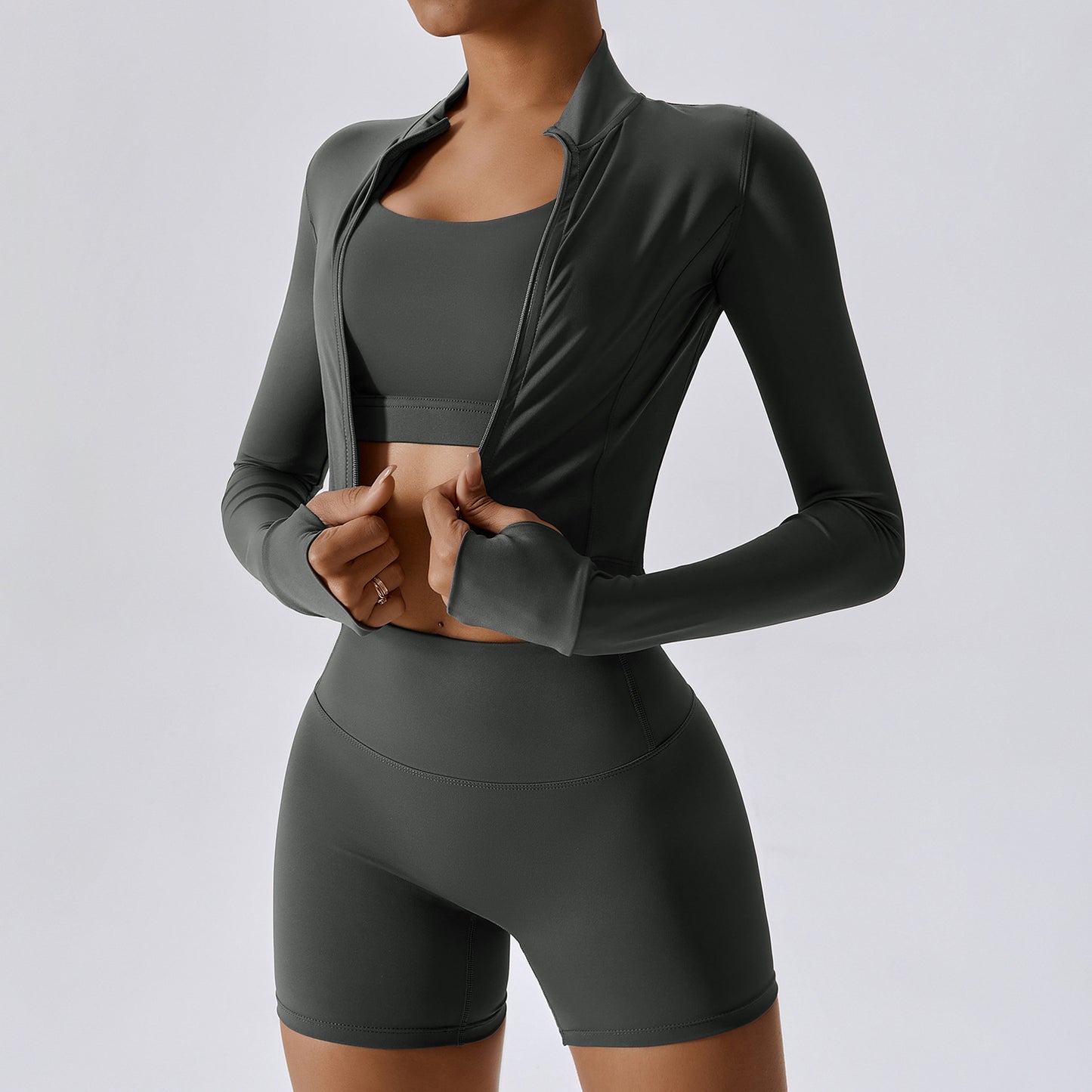 Outdoor Sports Skinny Nude Feel Yoga Suit
