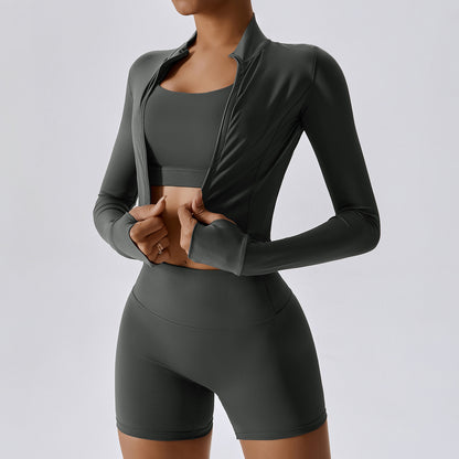 Outdoor Sports Skinny Nude Feel Yoga Suit