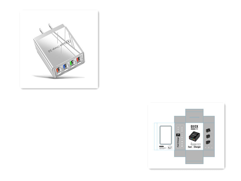 Quick 4 Slot Portable Charger