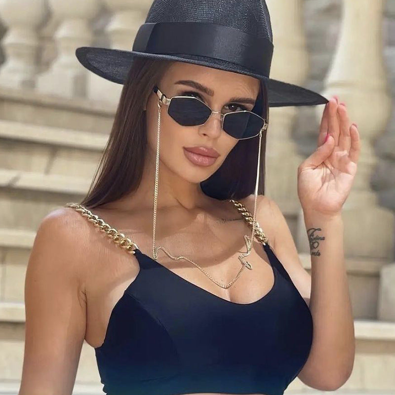 Women's Fashion Personality Chain Sunglasses