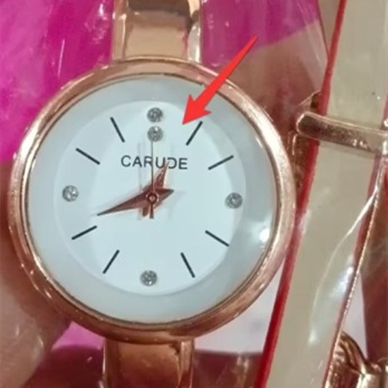 Ladies Circle Quartz Bracelet Watch