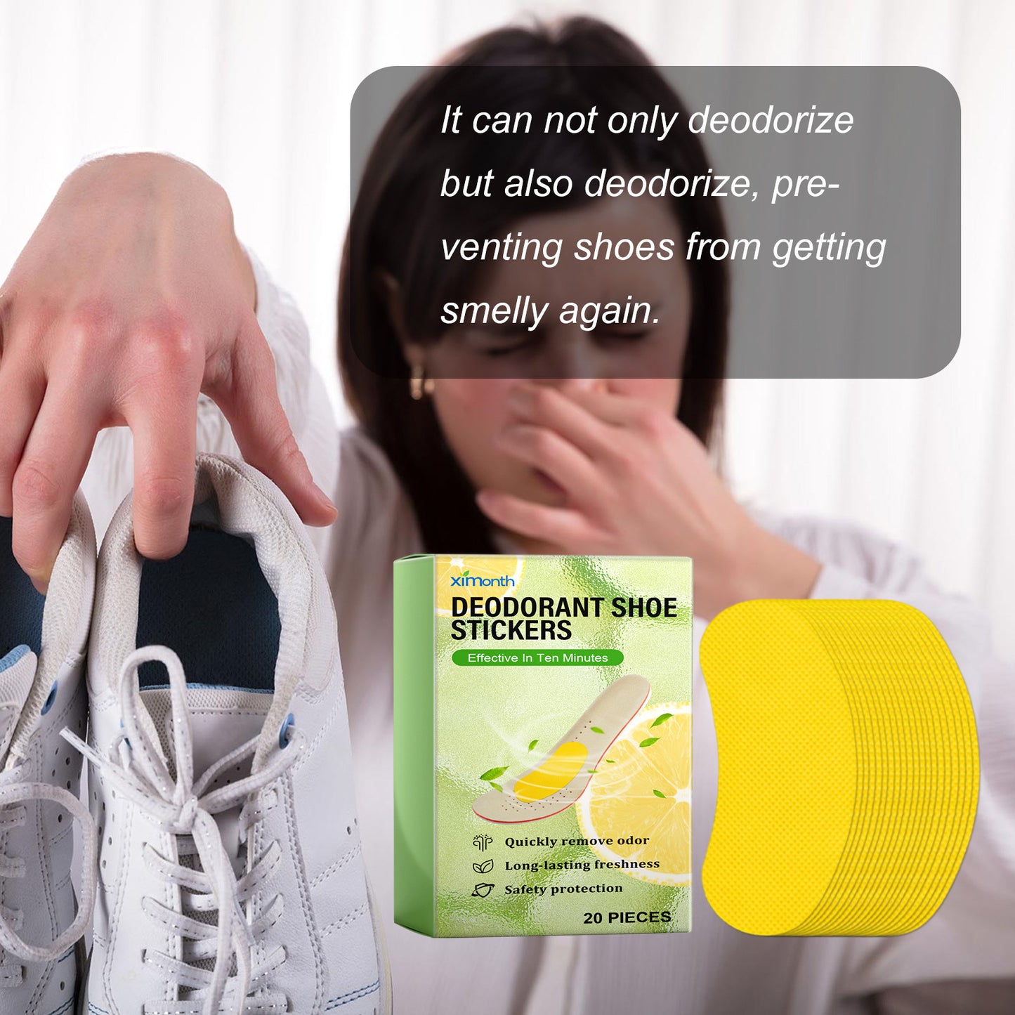Deodorant Sweat-absorbent Shoe Stickers