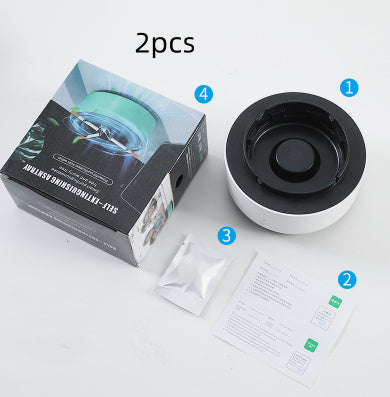 Auto-Purify Anion Smoke Removal Portable Car Ashtray