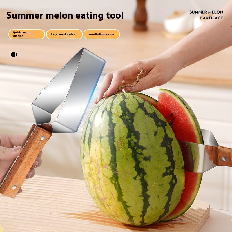 Stainless Steel 430 Watermelon Slicer Tool for Easy Fruit Cutting