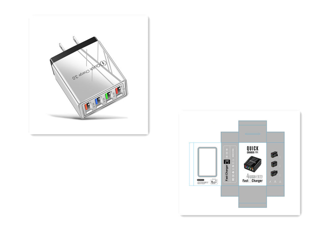 Quick 4 Slot Portable Charger