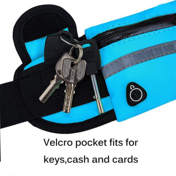 Fitness Waist Bag With Slim Pocket For Running, Hiking, Cycling, Workout, Sports