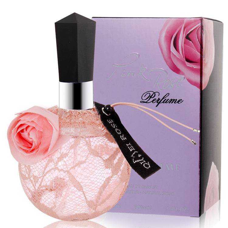 Qimei Big Rose Lace Lady Lasting Fragrance