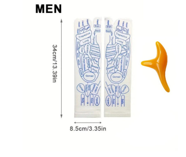 Massage Relieve Tired Feet  Acupressure Foot Massager Reflexology Socks