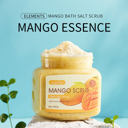 Fruit Bath Salt Exfoliating Scrub Cream