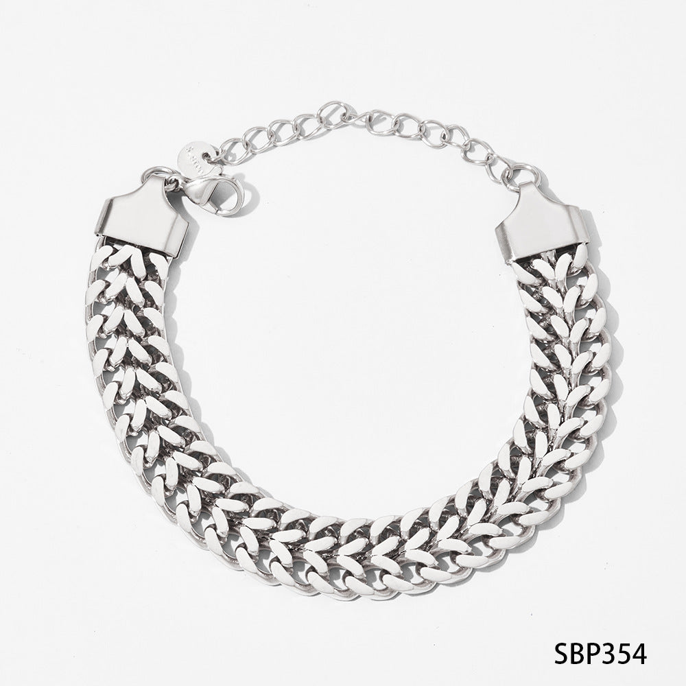 Electroplating Stainless Steel Bracelet
