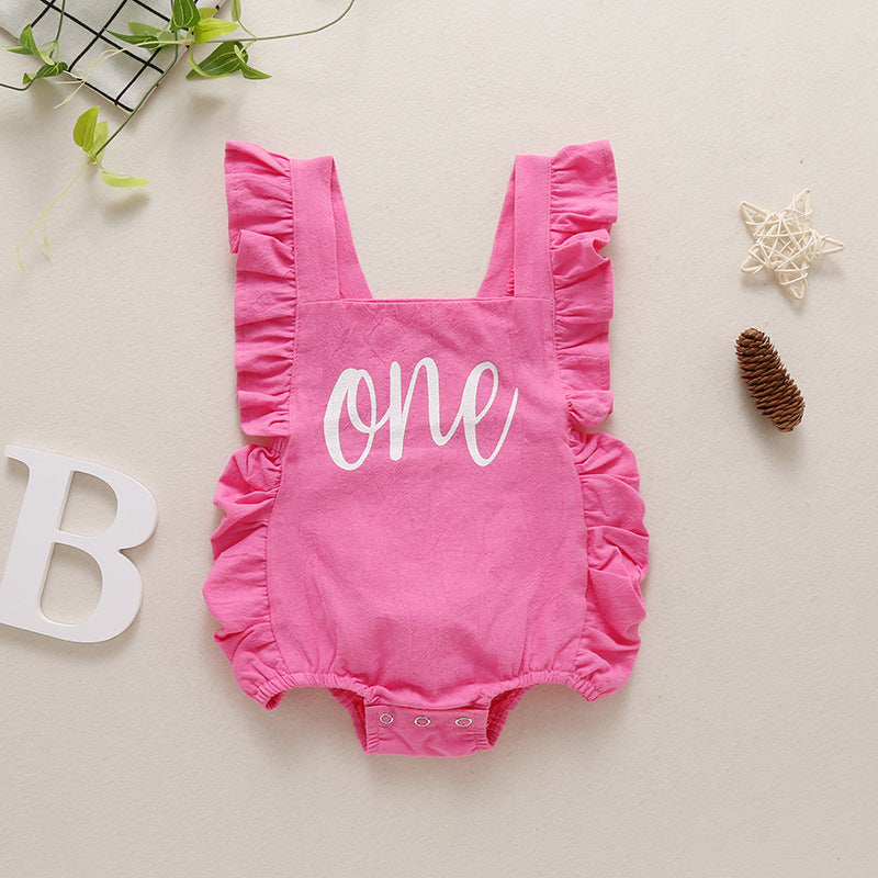 Infant Multicolor Bellyband Jumpsuit Romper