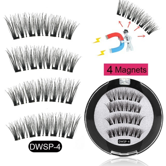 Natural Magnetic Eyelash With Clip Sleeve