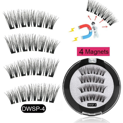Natural Magnetic Eyelash With Clip Sleeve