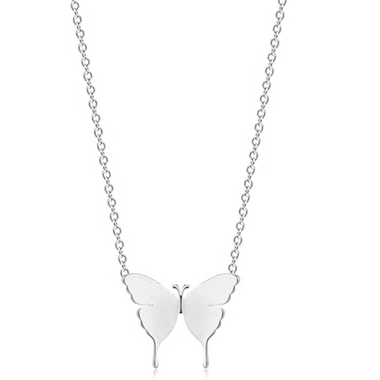 Geometric Butterfly Pendant
