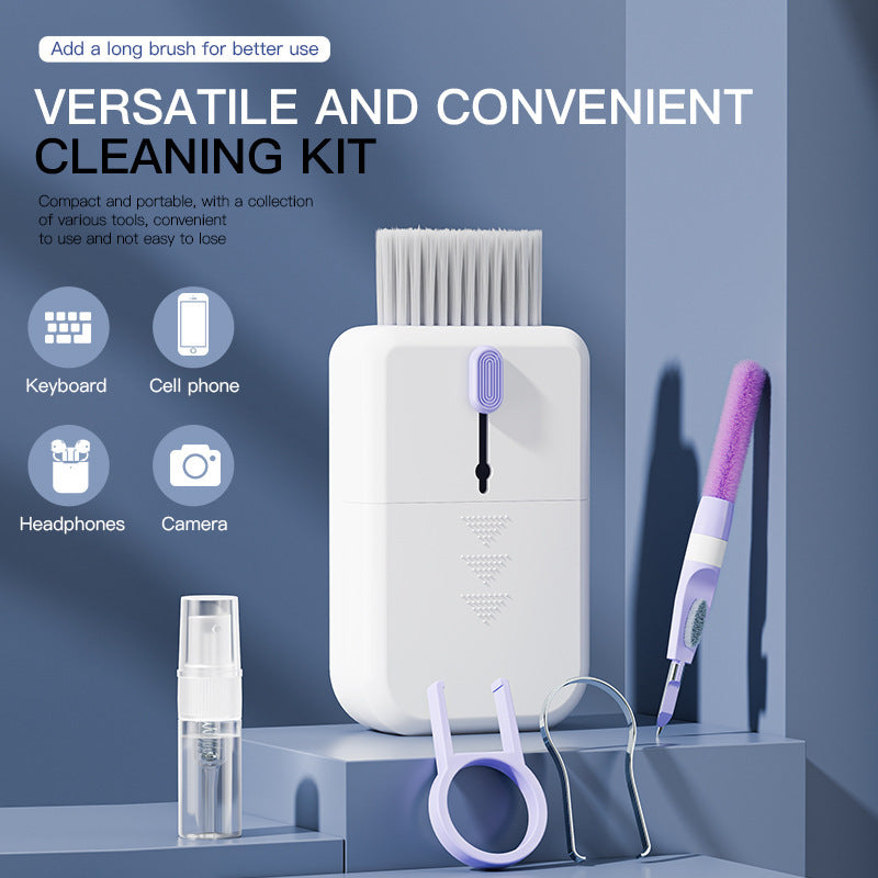 11-in-1 Portable Multifunctional Electronics Cleaning Kit with Storage Box
