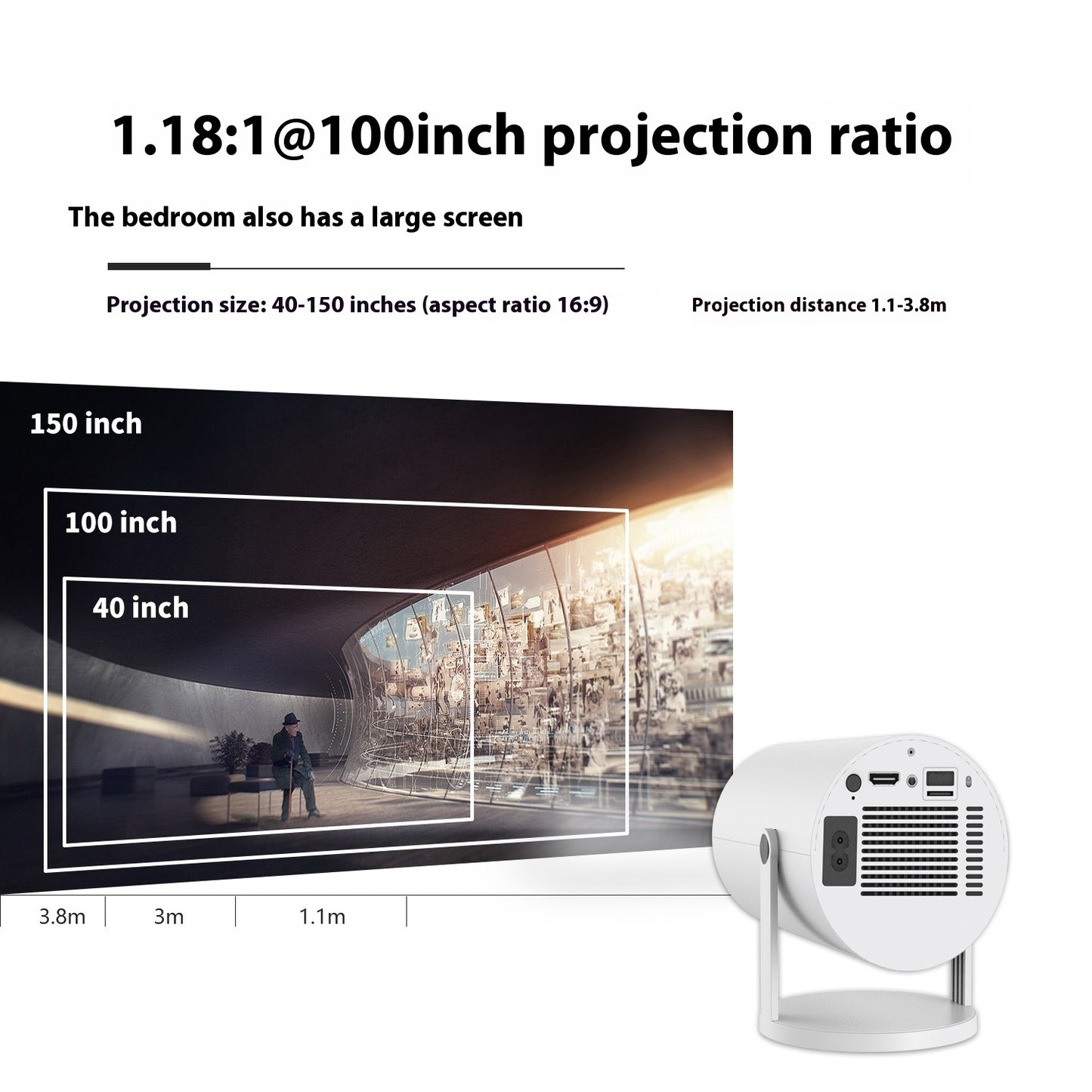 Portable Video Projector For Home Use