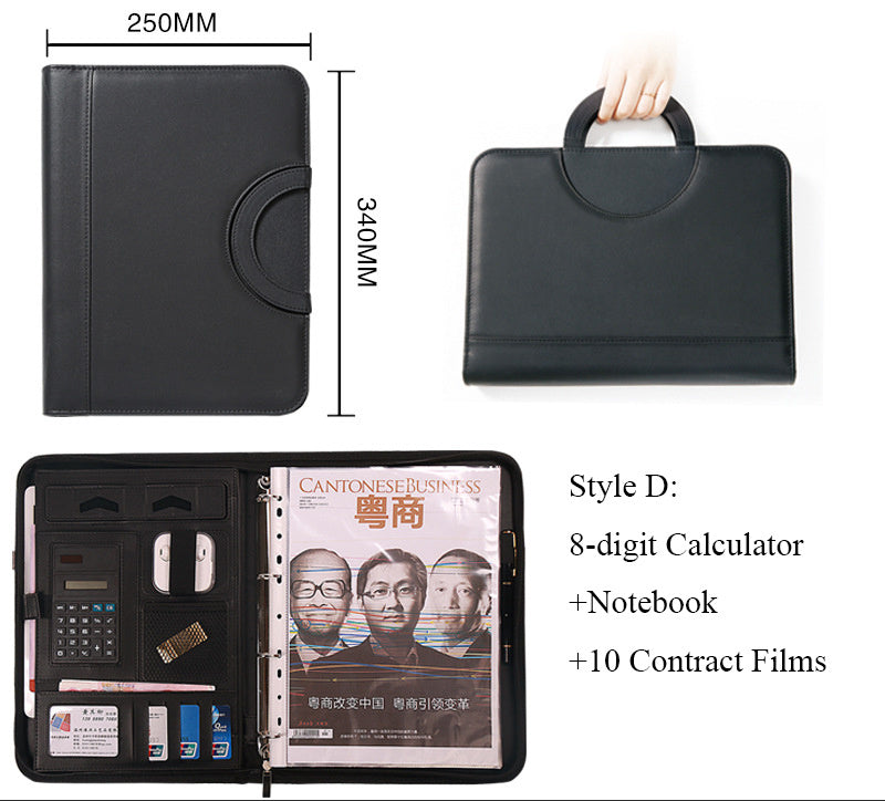 A4 Multifunctional Portable Zipper Bag