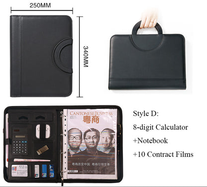 A4 Multifunctional Portable Zipper Bag