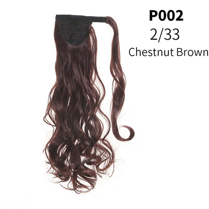 European And American Style Fluffy Natural Ponytail Wig