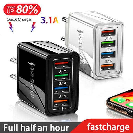 Quick 4 Slot Portable Charger
